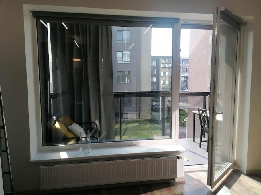 Erdvi Studija Spacious Studio Apartment Self Check In VNO Buitenkant foto
